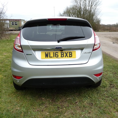 16 - Ford Fiesta Titanium X Auto Power, Silver, 5 Dr Hatchback, Reg WL16 BXB, 15/06/16, 6spd Auto Petrol,... 