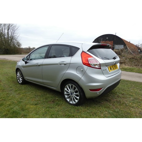 16 - Ford Fiesta Titanium X Auto Power, Silver, 5 Dr Hatchback, Reg WL16 BXB, 15/06/16, 6spd Auto Petrol,... 