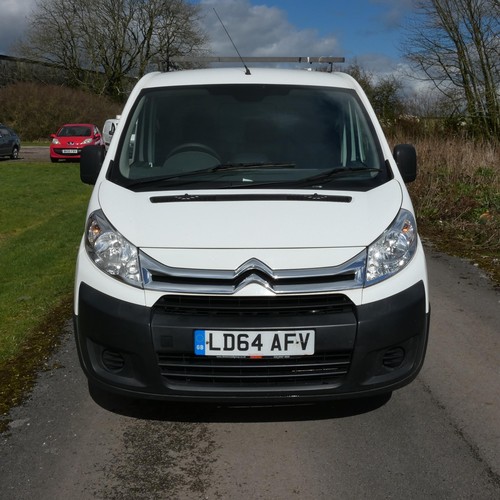 5 - Citroen Dispatch 1000 L1 1.6 HDI van, White, Reg LD64 AFV, 28/11/2014,  5 spd manual Diesel 1560cc, ... 