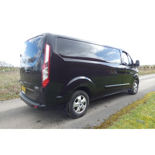 3 - Ford Transit Custom 290 Ltd edition L 2 DIES, 2.2 TDCI 125PS Low Roof LWB Panel van. Black.   Reg YR... 