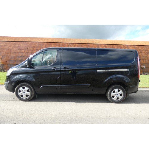 3 - Ford Transit Custom 290 Ltd edition L 2 DIES, 2.2 TDCI 125PS Low Roof LWB Panel van. Black.   Reg YR... 