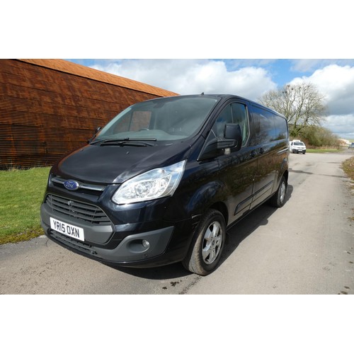 3 - Ford Transit Custom 290 Ltd edition L 2 DIES, 2.2 TDCI 125PS Low Roof LWB Panel van. Black.   Reg YR... 