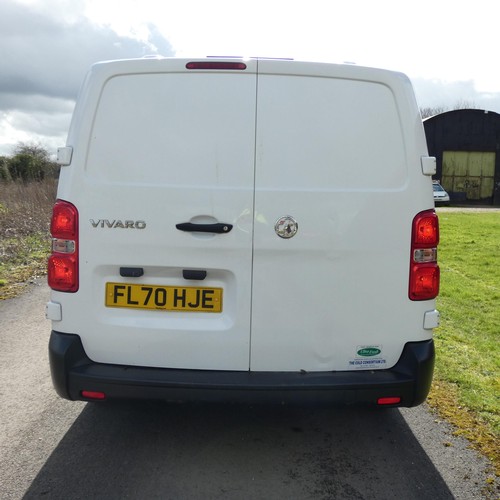 10 - Vauxhall Vivaro 3100 2.0D 120PS Edition Fridge Van.  Reg FL70 HJE, 07/12/2020,  6 speed manual diese... 