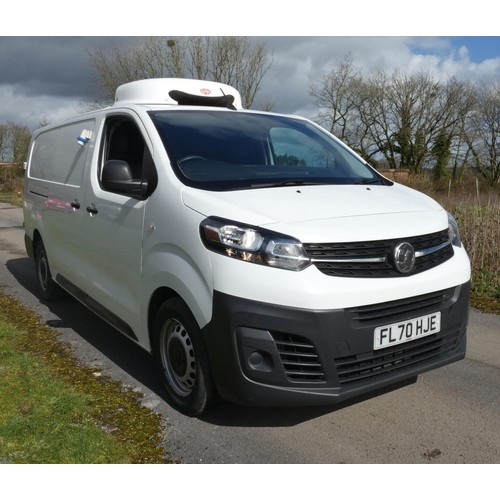 10 - Vauxhall Vivaro 3100 2.0D 120PS Edition Fridge Van.  Reg FL70 HJE, 07/12/2020,  6 speed manual diese... 