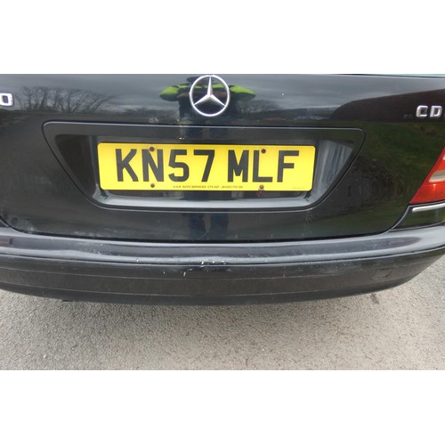 20 - Mercedes C220CDI Avantgde SE Auto, Estate Black, Reg; KN57 MLF, 19/10/2007, 5 Spd AUTO Diesel 2149cc... 