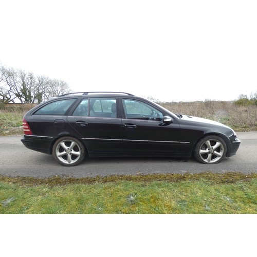 20 - Mercedes C220CDI Avantgde SE Auto, Estate Black, Reg; KN57 MLF, 19/10/2007, 5 Spd AUTO Diesel 2149cc... 