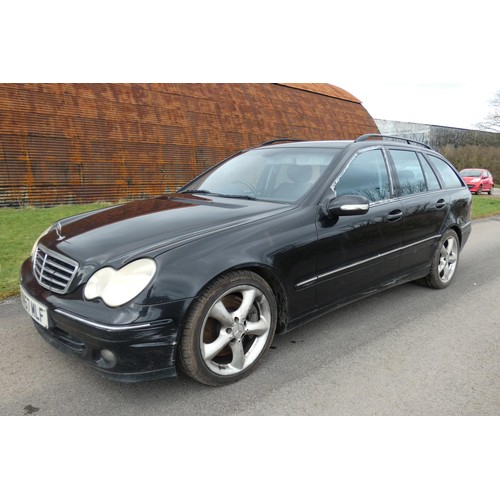 20 - Mercedes C220CDI Avantgde SE Auto, Estate Black, Reg; KN57 MLF, 19/10/2007, 5 Spd AUTO Diesel 2149cc... 