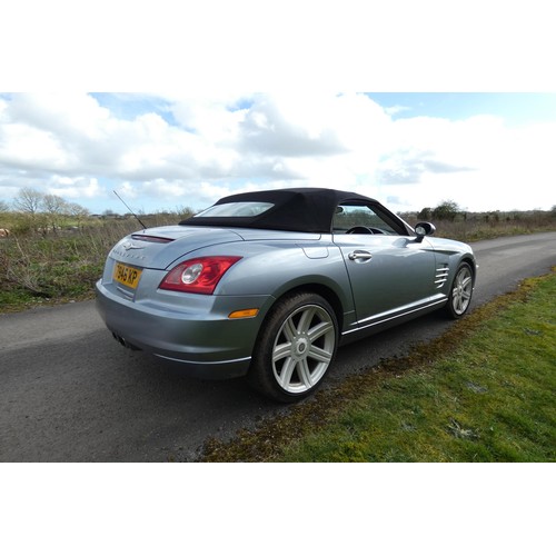 24 - WITHDRAWN: Chrysler Crossfire Roadster Convertible 3.2 V6 2dr Auto, Reg 7946 KP, 16/06/2006, 5 spd A... 