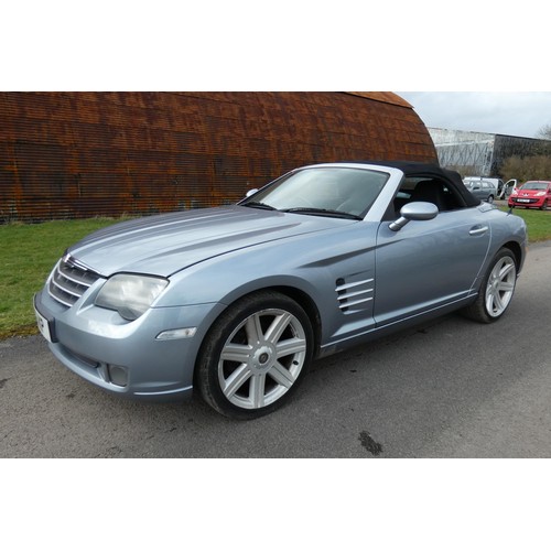 24 - WITHDRAWN: Chrysler Crossfire Roadster Convertible 3.2 V6 2dr Auto, Reg 7946 KP, 16/06/2006, 5 spd A... 