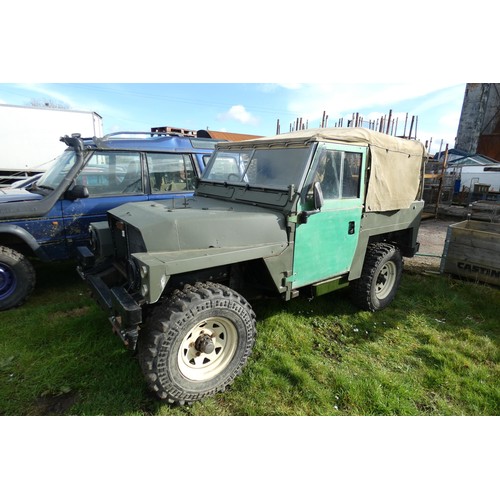 22 - Land Rover Lightweight Series 3 4x4 Utility, Reg LJH 220W, 21/10/1991, Petrol 3499 cc, V8 , Unfinish... 