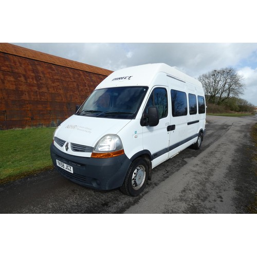 8 - Renault Master LH35 DCi 100 LWB High Roof Special MPV. Wellfare Unit.  Reg YX58 JCZ, 01/02/2009, 6 S... 