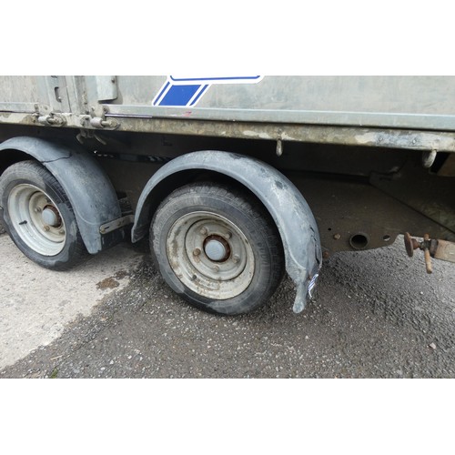 6109 - Ifor Williams Tipping Plant Trailer, TT3017 3500kgs, Year 2007, 10ft x 5ft .twin axle, with slide ou... 