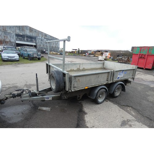 6109 - Ifor Williams Tipping Plant Trailer, TT3017 3500kgs, Year 2007, 10ft x 5ft .twin axle, with slide ou... 