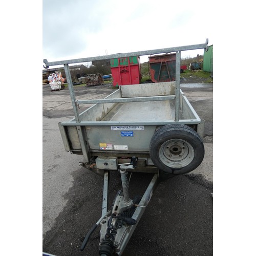 6109 - Ifor Williams Tipping Plant Trailer, TT3017 3500kgs, Year 2007, 10ft x 5ft .twin axle, with slide ou... 