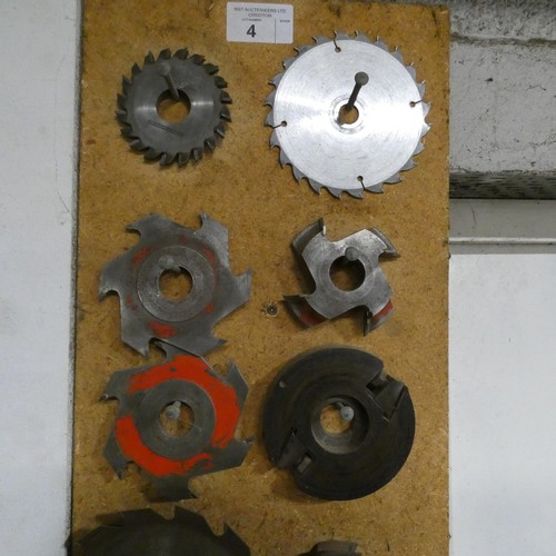 4 - A quantity of various spindle moulding tooling