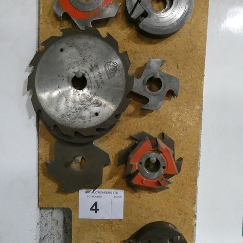 4 - A quantity of various spindle moulding tooling