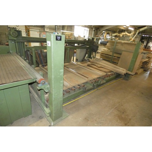 45 - A Holzma four post sheet material lift / feed unit type HEE90X1550, YOM 1995, 3ph, mad load 70kN (ap... 