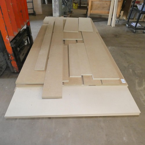 15 - A quantity of various type sheet material including MDF - sheets are mainly approx 244cm x 122cm (8f... 