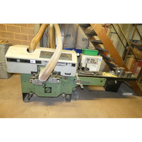 99 - A Weinig four head moulder model Quattromat 22, 3ph, supplied with various tooling including a quick... 