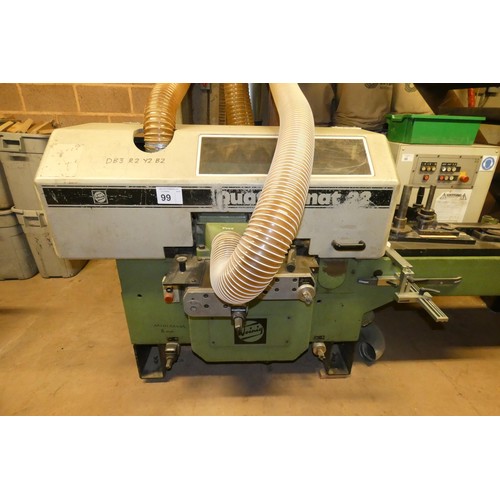 99 - A Weinig four head moulder model Quattromat 22, 3ph, supplied with various tooling including a quick... 