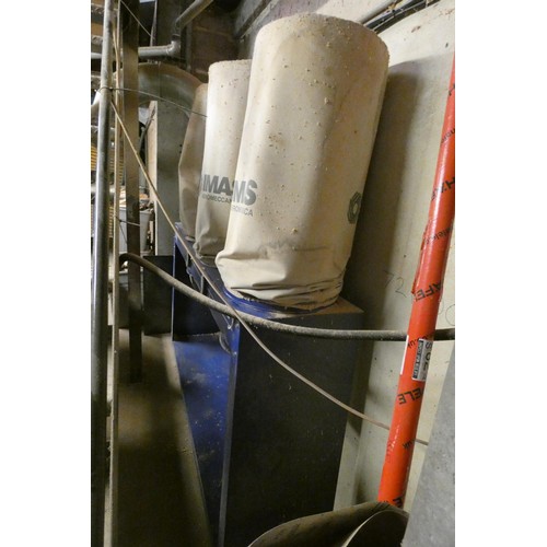 100 - An IMAS triple bag dust extractor model DSC3/55,3ph