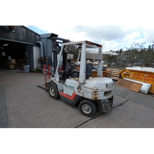 133 - A Kalmar Climax Series 2000 diesel engine forklift model 2725, YOM 1993, hour meter reads 3376.2 hou... 