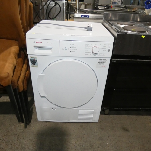 1173 - An under counter condenser tumble dryer by Bosch type Classixx 7 - trade.  Tested Working
