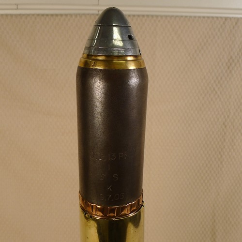 Other War Memorabilia - 76mm Large Brass Artillery Bomb Shell was sold for  R125.00 on 29 Nov at 22:01 by Meleonette in Brits (ID:315028850)