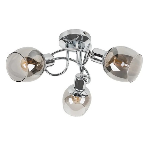 145 - 2 x Aysu 3-light semi flush mount lights