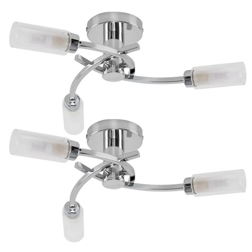 170 - 2 x Geneva 3-light spotlights