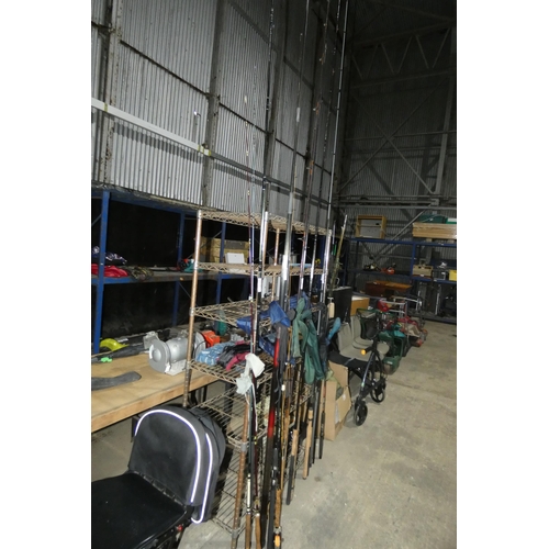 2031 - 3 Various fishing rods, please see pictures for more details