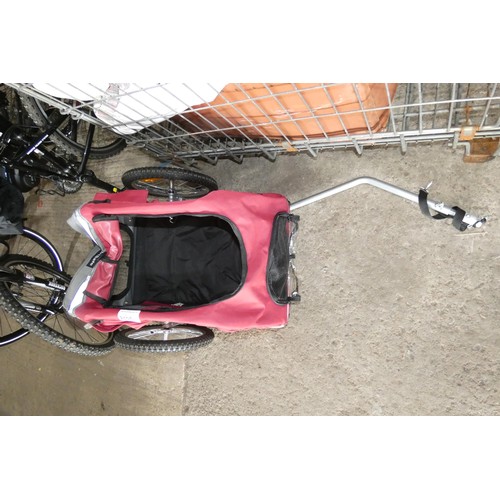 2107 - A petsafe 2 wheeled bicycle trailer