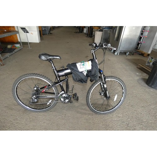 2106 - A folding mountain bike by Montague type Swiss Bike mountain series with Rockshox XC28 forks