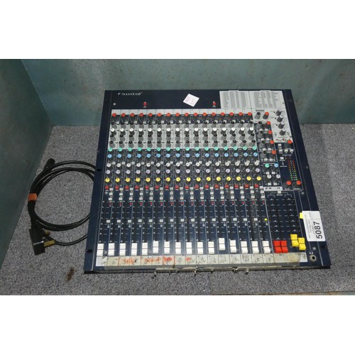 5087 - 1 x Soundcraft fx16ii desk