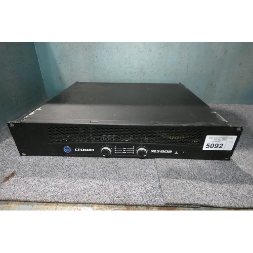 5092 - 1 x Crown xls 602 amplifier