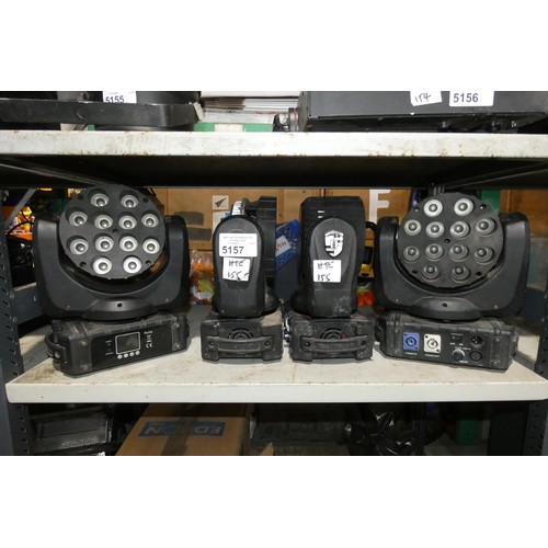 5157 - 4 x LED moving head wash lights