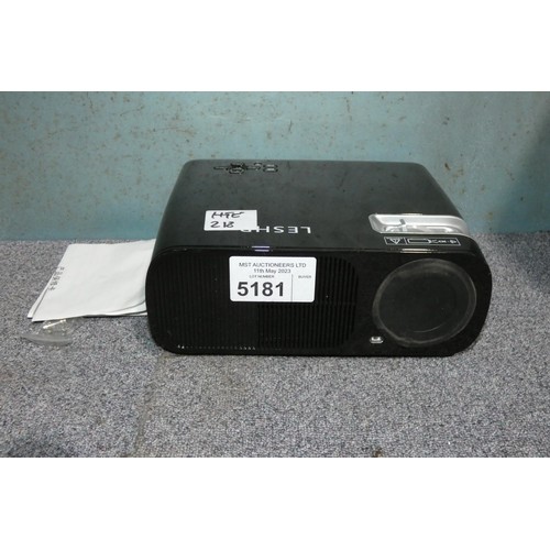 5181 - 1 x LES HD LED Projector