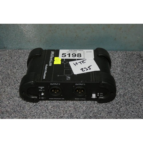 5198 - 1 x Millenium pocket phantom power