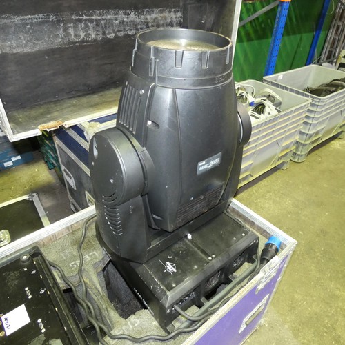 5530 - 2 x Martin Mac 2000 Wash Fixtures supplied in a wheeled custom twin Flight case