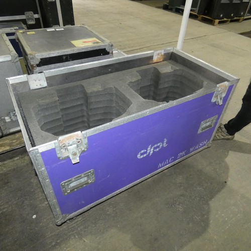 5534 - 1 x wheeled flight case approx 120 x 60 x 101cm high