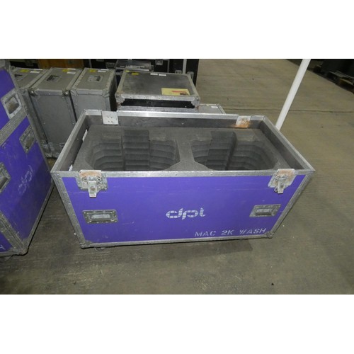 5534 - 1 x wheeled flight case approx 120 x 60 x 101cm high