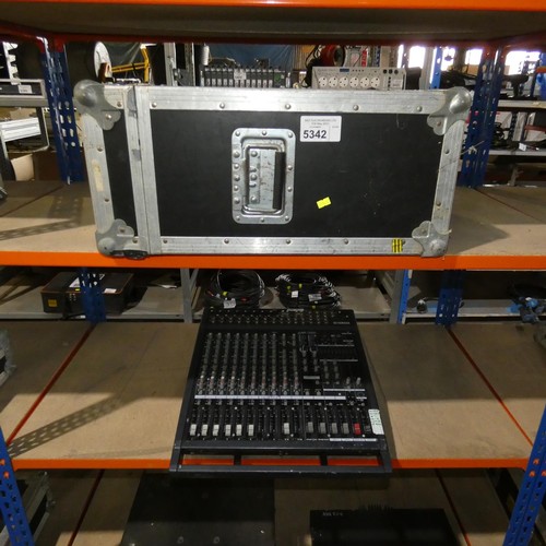 5342 - 1 x Yamaha powered mixer desk type EMX5000-12 - cased