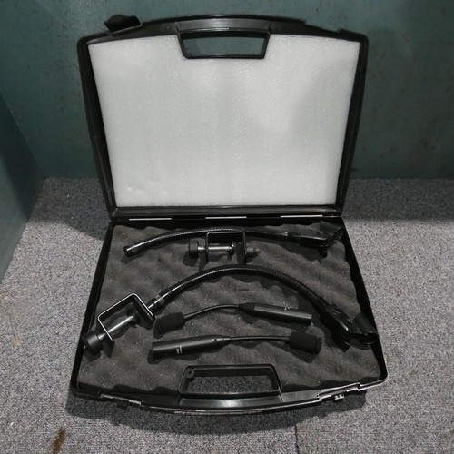 5471 - 2 x Audio Technica ES935 microphones supplied in a black case