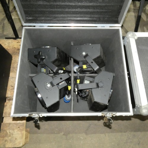 5260 - 4 x Elumen8 DB1300 DMX blinders supplied in a flight case