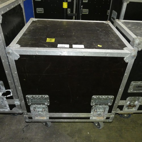 5488 - 1 x d&b M4 twin loud speaker wheeled flight case (empty) measuring approx 70 x 59 x 76cm high