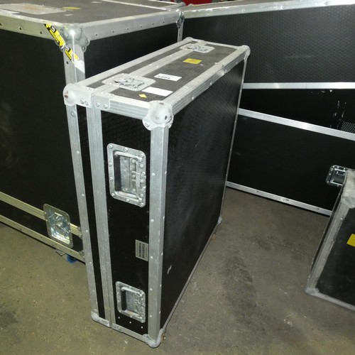 5494 - 1 x Flightcase warehouse mixing desk wheeled flight case (empty) measuring approx 83 x 73 x 25cm hig... 