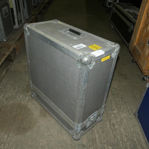 5504 - 1 x flight case (empty) measuring approx  53 x 25 x 59cm high