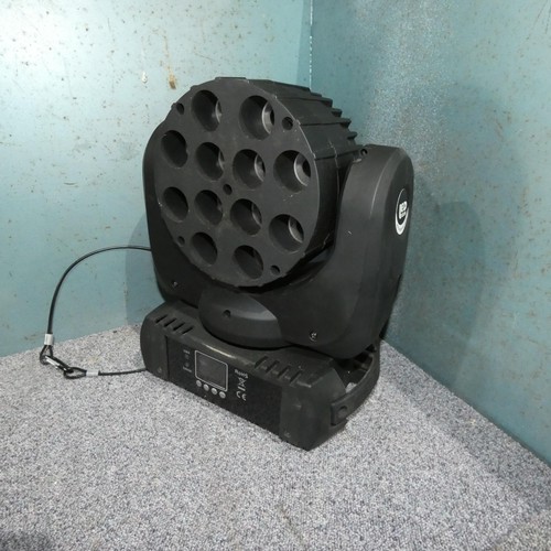 5258 - 8 x LED moving head wash lights supplied in a wheeled flight case