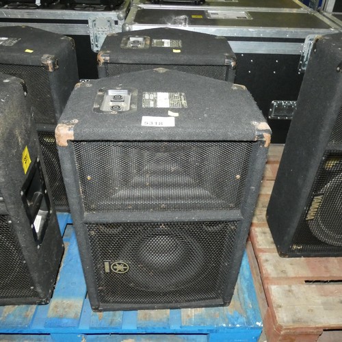 5318 - 2 x Yamaha SM12V stage monitors