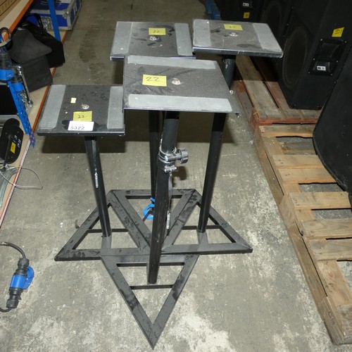 5322 - 4 x Studio monitor stands